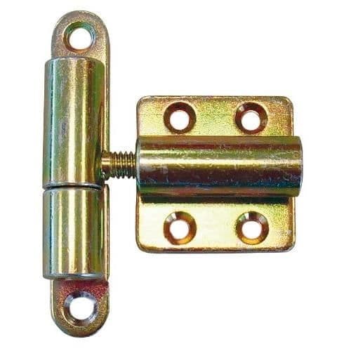 GAH-Alberts Set med 20 dörrgångjärn Bikromaterat galvaniserat råstål 83 x 19 mm Plåt 39 x 39 mm - 341060