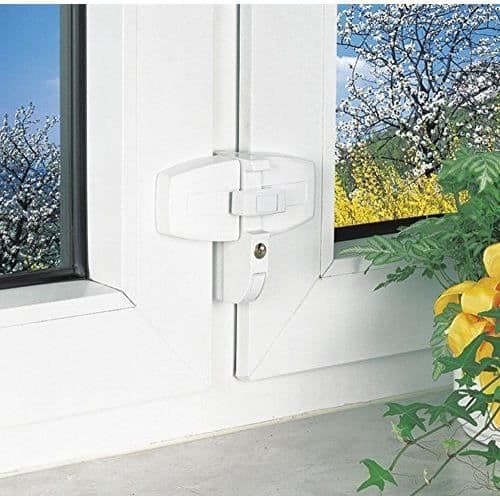 Abus DFS95 W Lås för dubbla bågfönster - 31721