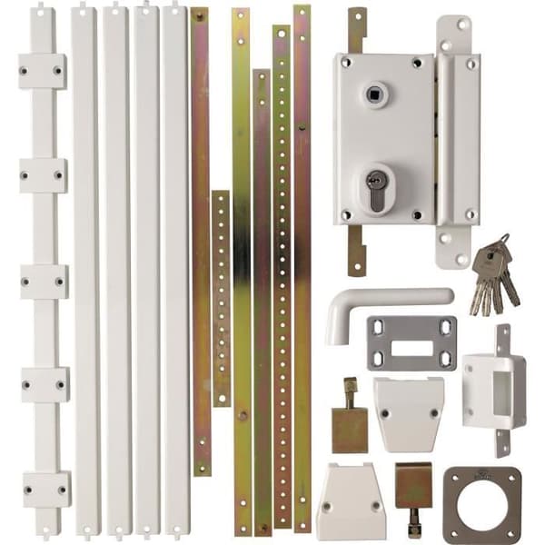 Bricard vertikallås A2P* Multipoint 3 poäng, , Vit - 74152