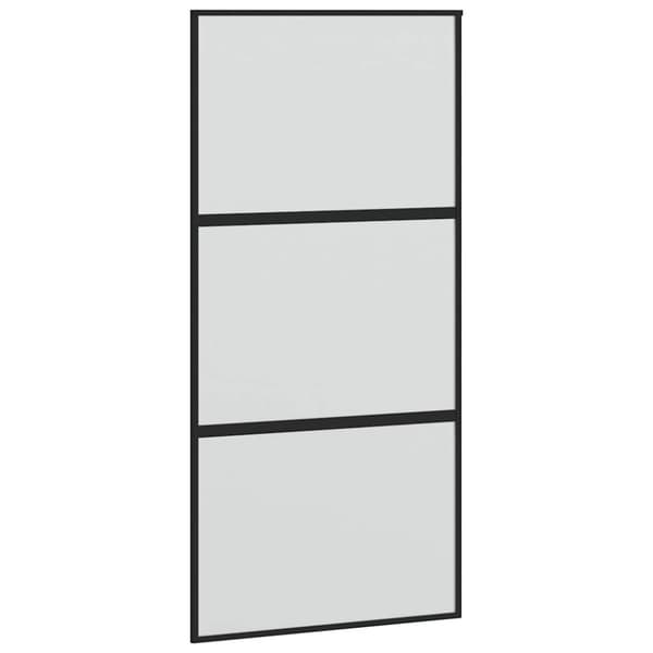 vidaXL liukuovi laitteistosarjalla 102,5x205 cm karkaistu lasi