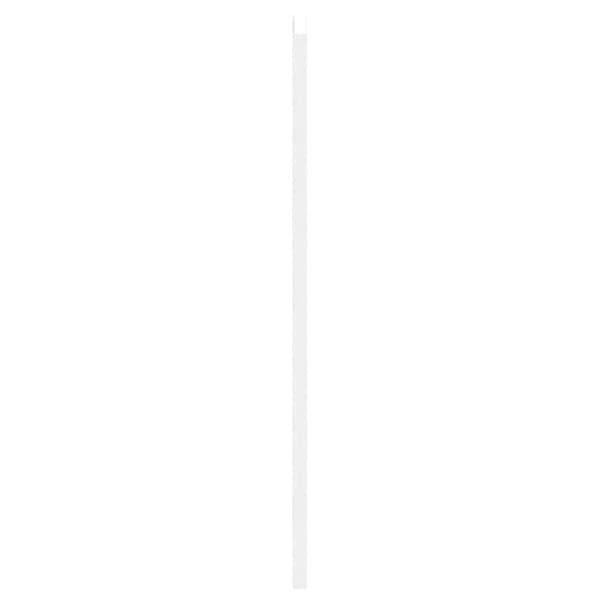 vidaXL Slagdörrar lamelldesign 2-par vit 80x80 cm