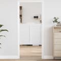 Miniatyrbillede 2 af 11: vidaXL svingdøre 2-par 80x80 cm lameldesign hvid