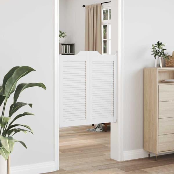 vidaXL svingdøre 1-par 90x80 cm lameldesign hivid