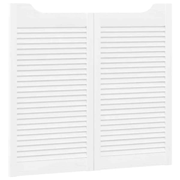 vidaXL svingdøre 1-par 90x80 cm lameldesign hivid