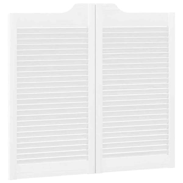 vidaXL svingdøre 1-par 90x80 cm lameldesign hivid