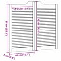 Miniatyrbillede 11 af 11: vidaXL svingdøre 1-par 90x80 cm lameldesign hivid