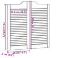 Miniatyrbillede 11 af 11: vidaXL svingdøre 1-par 80x80 cm lameldesign hvid
