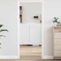 Miniatyrbillede 2 af 11: vidaXL svingdøre 1-par 80x80 cm lameldesign hvid