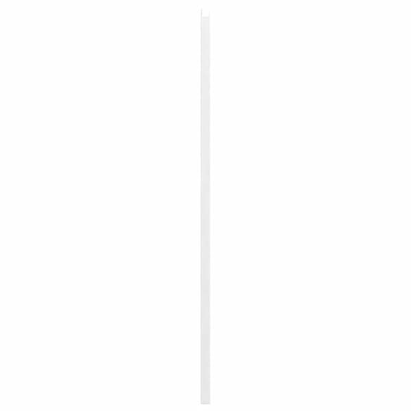 vidaXL svingdøre 2-par 90x80 cm lameldesign hvid