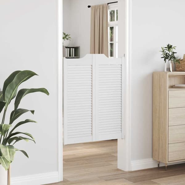 vidaXL svingdøre 1-par 100x80 cm lameldesign hivid