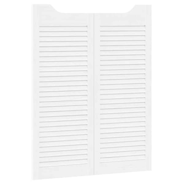 vidaXL svingdøre 1-par 100x80 cm lameldesign hivid