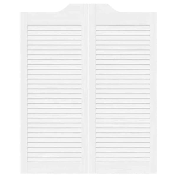 vidaXL svingdøre 1-par 100x80 cm lameldesign hivid