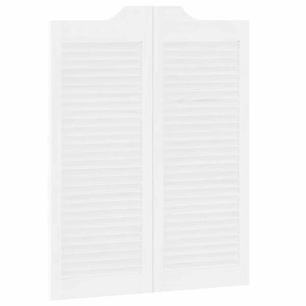 vidaXL svingdøre 1-par 100x80 cm lameldesign hivid