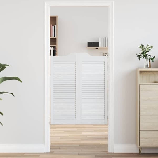 vidaXL svingdøre 1-par 100x80 cm lameldesign hivid
