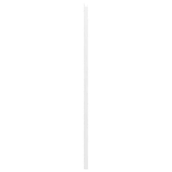 vidaXL Slagdörrar lamelldesign 2-par vit 90x100 cm