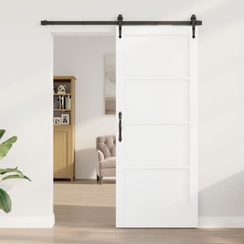 Inredningsdörr 'ORKDAL'Vit 86x211x4 cm Massiv Trädörr i Furu