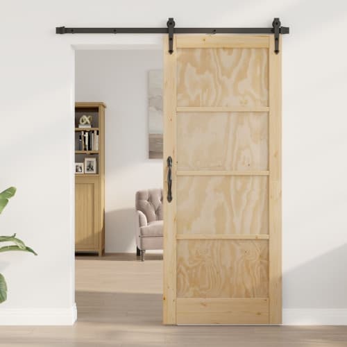 Inredningsdörr "ORKDAL" 83x202x4 cm Massiv trä Furu