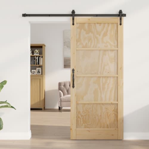 Inredningsdörr 'ORKDAL'86x198.5x4 cm Solid Wood Pine