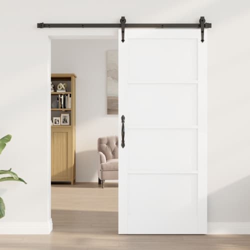 inomhus dörr 'ORKDAL'vit 86x198.5x4 cm massiv träfuru