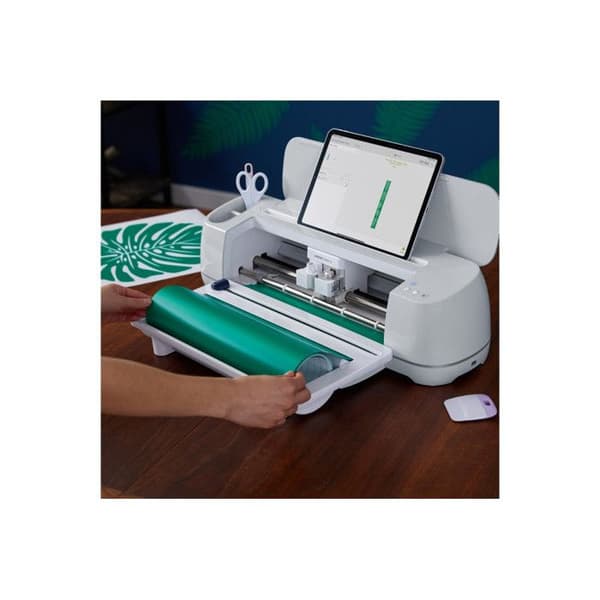 Tillbehörsavrullare - Cricut - Explore 3 / Maker 3 - Silver - Smarta materialkompatibla - Integrerad pappersskärare