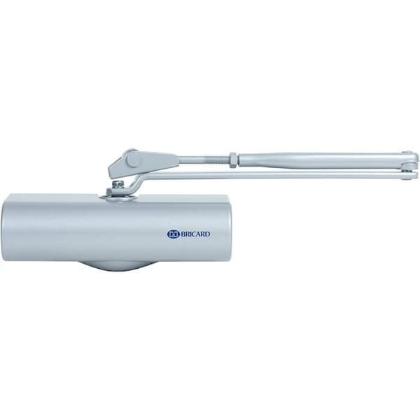 BRICARD Hydraulisk dörrstängare kraft 4 brand-/brandskydd Silver - 2064