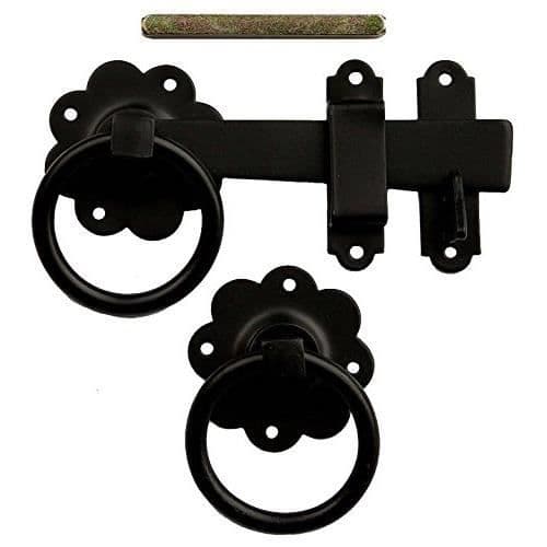 Ringgrindlås - Bulk Hårdvara - BH01807 - 150 mm - Svart - Klassiskt system