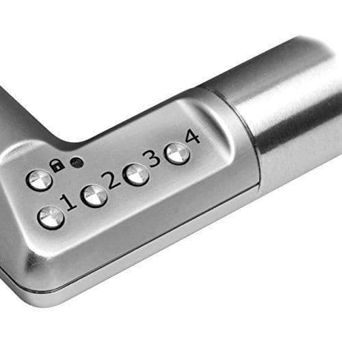 Elektroniskt handtag - Tesa - MCHDL885CM - Numerisk knappsats - Lång platta - Grå