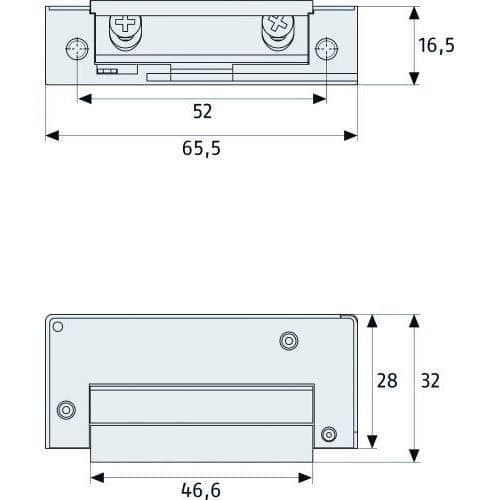 Abus 57555 1 Electric Strike Grey - 575556