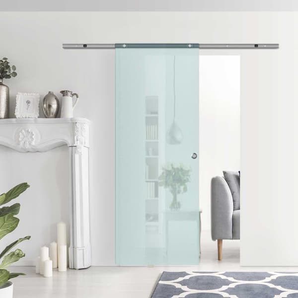 Skjutdörr i glas, Aosom, 775/900/1025x2050 mm