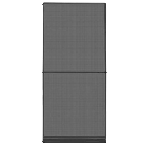 Insektsnät med gångjärn för dörr antracit 100x215 cm