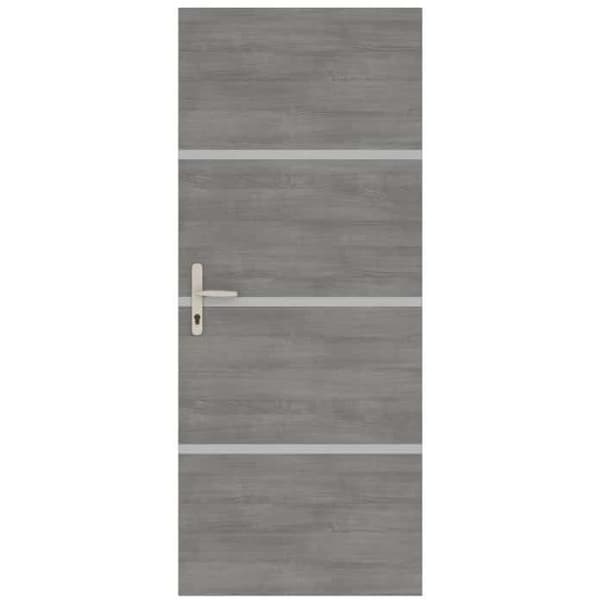 Renoveringssæt til indvendige døre - NORDLINGER PRO - 4 ark 85 x 50 cm & 3 profiler 85 x 2 cm - Agatgrå