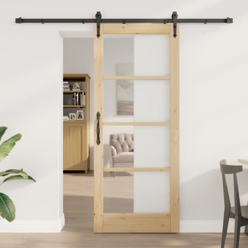 skjutdörr med hårdvarusats ORKDAL 83x202 cm