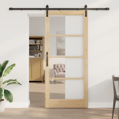 Skjutdörr med mekanismsats 'ORKDAL'93x211 cm