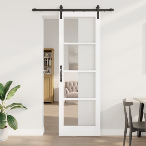 skjutdörr med beslagsset 'ORKDAL'Vit 78x232 cm