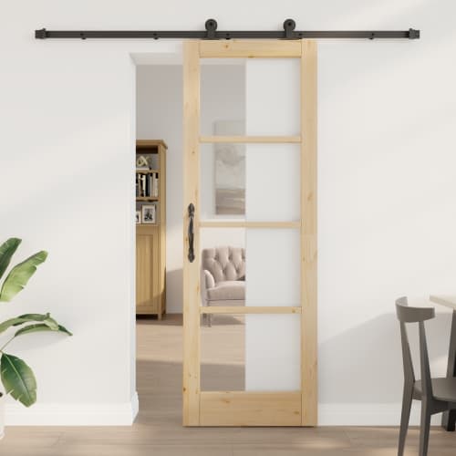skjutdörr med hårdvarusats "ORKDAL" 73.5x211 cm