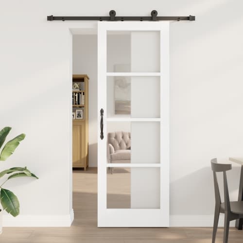 Skjutdörr med Beslag 'ORKDAL'Vit 73.5x211 cm