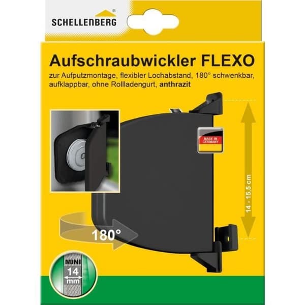 Schellenberg Flexo skruvar för att skruva av för minikrycka antracit - 50149