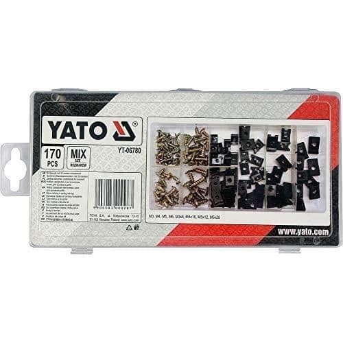 Yato 170 delar Karosseribultar - Skruvsortiment - YT-06780