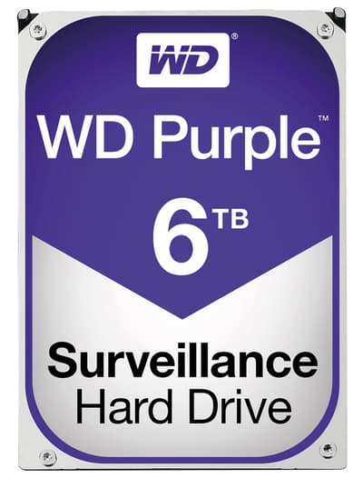 WD PURPLE 64MB 6TB INT 3.5IN SATA 6GB/S INTELLIPOWERRPM