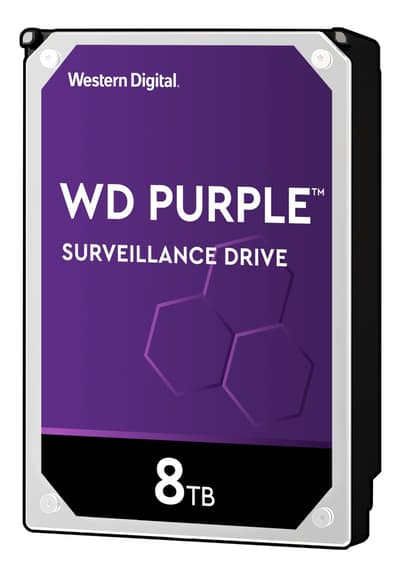WD PURPLE Surveillance H* 3,5" 8TB, 256MB