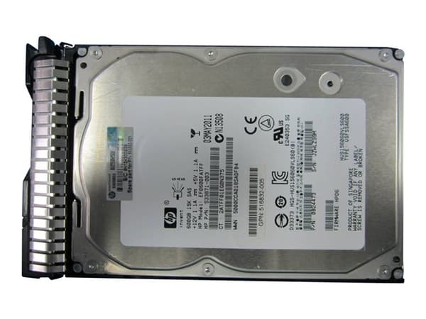 HPE Dual Port Enterprise - Kiintolevy - 600 Gt - Hot-swap (kiinteä) - 3,5" LFF - SAS 6Gb/s - 15000 rpm - HP SmartDrive -laukulla