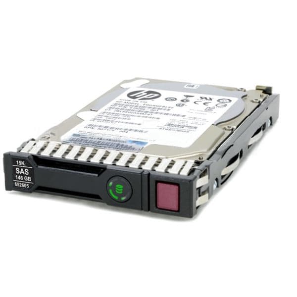 HPE Dual Port Enterprise - Hårddisk - 146 GB - 2,5" SFF - SAS 6Gb/s - 15000 rpm - med HP SmartDrive-hölje