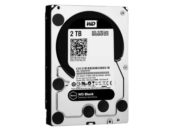 WD Black Performance Hard Drive WD2003FZEX - Harddisk - 2 TB - intern - 3.5" - SATA 6Gb/s - 7200 rpm - buffer: 64 MB