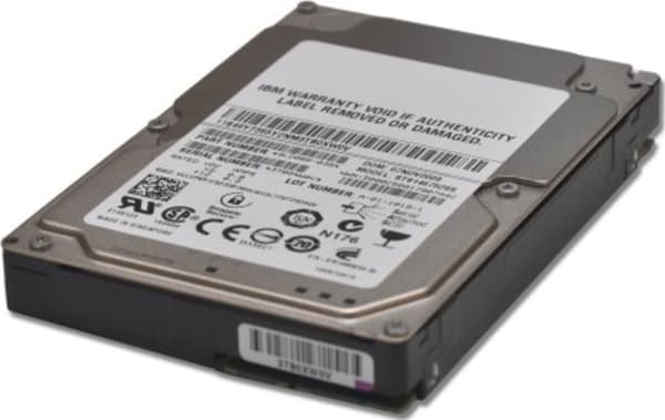 IBM - Harddisk - 600 GB - hot-swap - 2.5" - SAS 6Gb/s - 10000 rpm - for System Storage DS3512, DS3524, DS3950