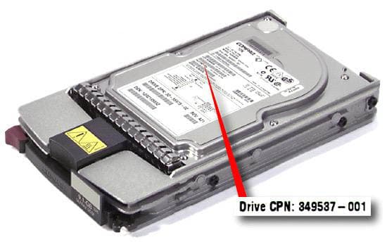 COMPAQ HDD 9GB10KWU2 SCA1/ HOTPLUG