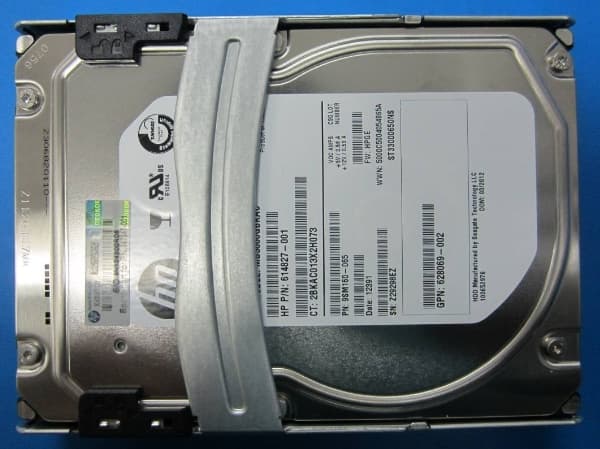 HPE Dual Port Midline - Harddisk - 1 TB - 3.5" LFF - 7200 rpm - med HP SmartDrive-holder