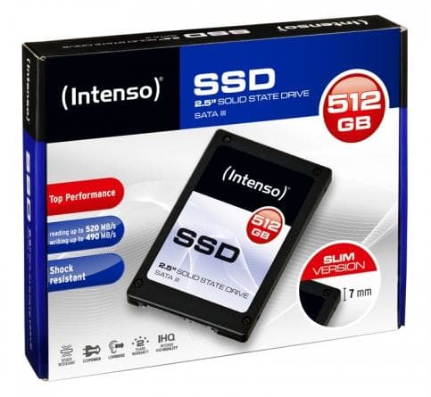 Intenso Top Performance - SSD - 512 GB - inbyggd - 2.5" - SATA 6Gb/s