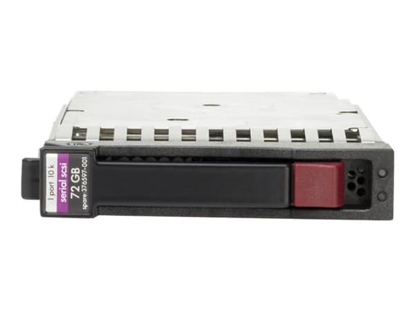 HPE Single Port - Hårddisk - 72 GB - hot-swap - 2,5" - SAS - 10000 rpm