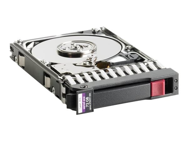 HPE Single Port - Hårddisk - 72 GB - hot-swap - 2,5" - SAS - 10000 rpm