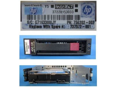 HPE Dual Port Enterprise - Hårddisk - 450 GB - hot-swap - 3,5" LFF - SAS 12Gb/s - 15000 rpm - med HP SmartDrive-taske